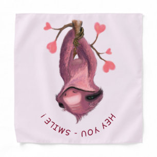 Funny Sloth Bandana - Custom Text