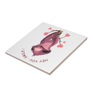 Funny Sloth Ceramic Tile