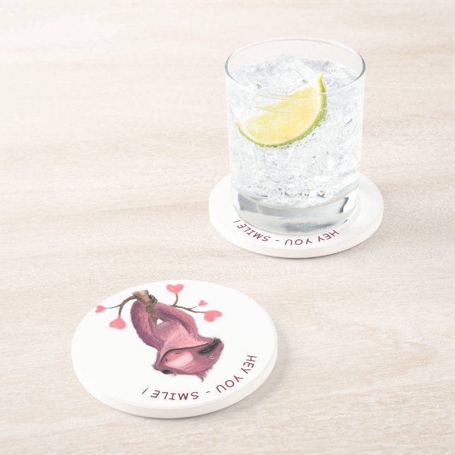 Funny Sloth Coaster (Side)