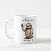 Funny Sloth Coffee Mug