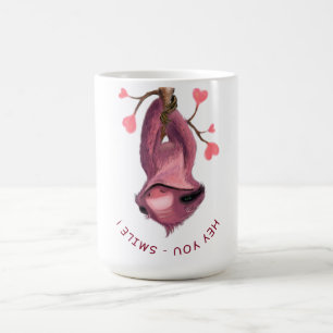 Funny Sloth Coffee Mug Smile - Custom Text