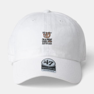 Funny Sloth Cook Hanging on a Fork 47 Brand Hat