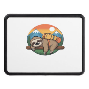Funny Sloth Hiking Classic T-Shirt_1 Hitch Cover