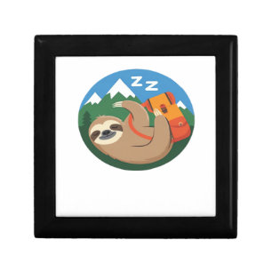 Funny Sloth Hiking Classic T-Shirt_2 Gift Box