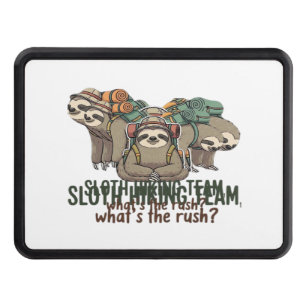 Funny Sloth Hiking Classic T-Shirt_5 Hitch Cover