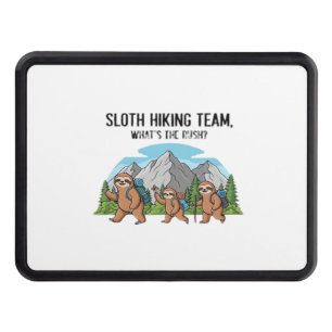 Funny Sloth Hiking Classic T-Shirt_6 Hitch Cover