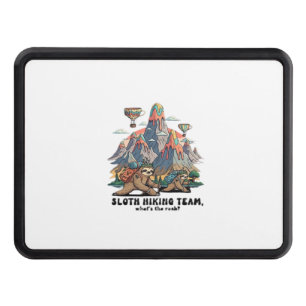 Funny Sloth Hiking Classic T-Shirt_7 Hitch Cover