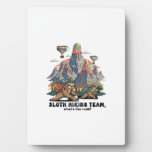 Funny Sloth Hiking Classic T-Shirt_7 Plaque