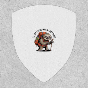 Funny Sloth Hiking Team - Slow and Steady Classic Patch