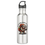 Funny Sloth Hiking Team - Slow and Steady Classic  Stainless Steel Water Bottle