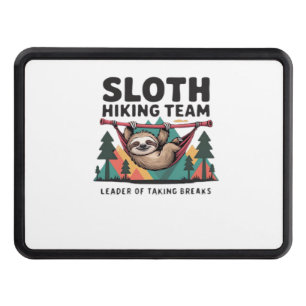Funny Sloth Hiking - This funny sloth hiking gift Hitch Cover