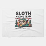 Funny Sloth Hiking - This funny sloth hiking gift  Kitchen Towel