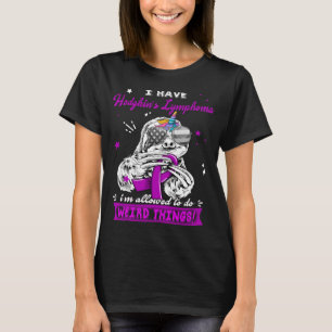 Funny Sloth Hodgkin's Lymphoma Warrior T-Shirt
