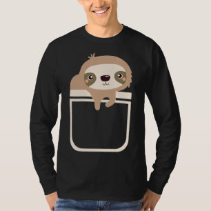 Funny Sloth In My Pocket For Sloth T-Shirt