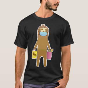 Funny Sloth In The Theme Covid 19 T-Shirt