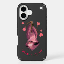 Funny Sloth iPhone Case Smile - Custom Text