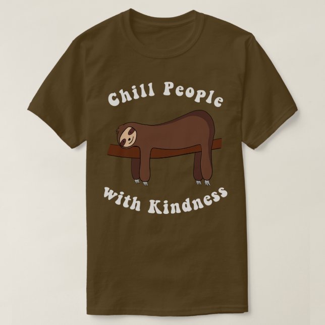 Funny Sloth Lover g Lazy Sloth T-Shirt (Design Front)