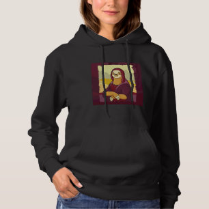 Funny Sloth Monalisa Hoodie