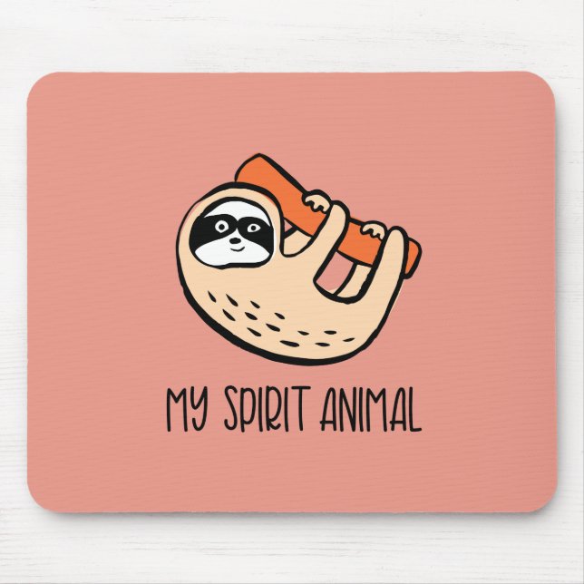 Funny sloth mousepad (Front)