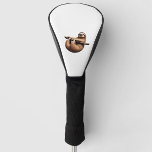 Funny Sloth on a Tree � Just Make It to Friday Cla Golf Head Cover
