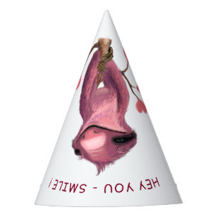 Funny Sloth Party Hat - Custom Text