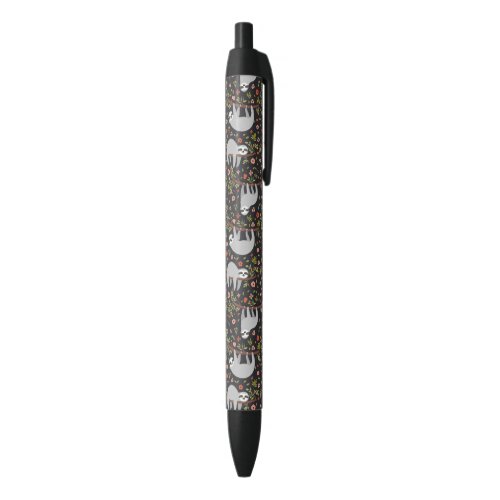 Funny Sloth Pattern Black Ink Pen