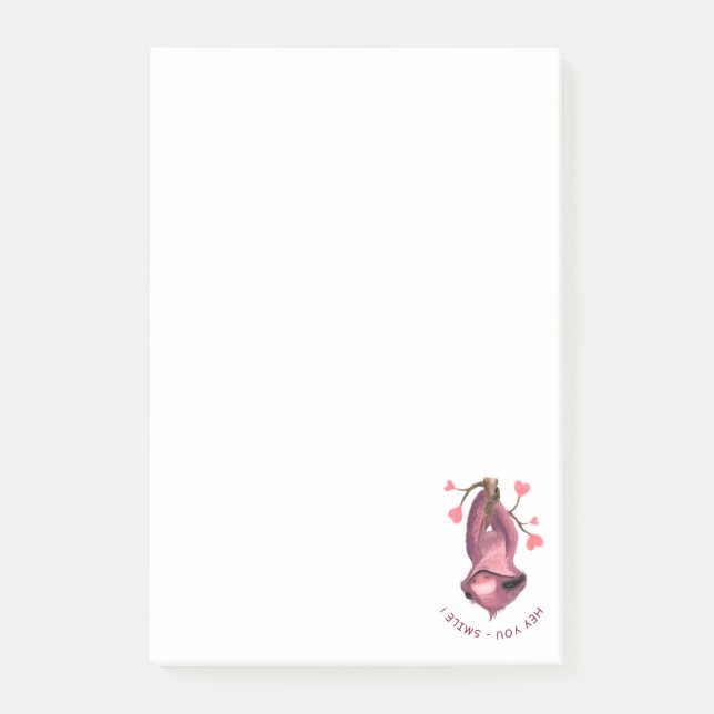 Funny Sloth Post-it® Notes Catchy Text (Front)