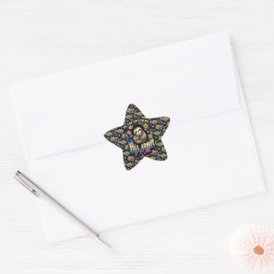 Funny Sloth Quote All Over Print Star Sticker