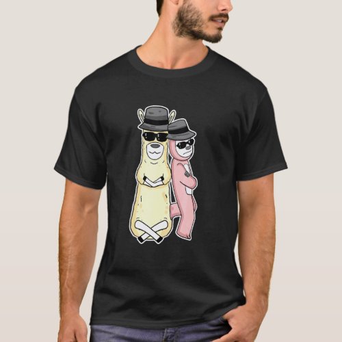 Funny Sloth Riding Llama T-Shirt