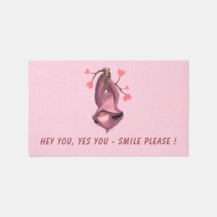 Funny Sloth Rug Custom Text