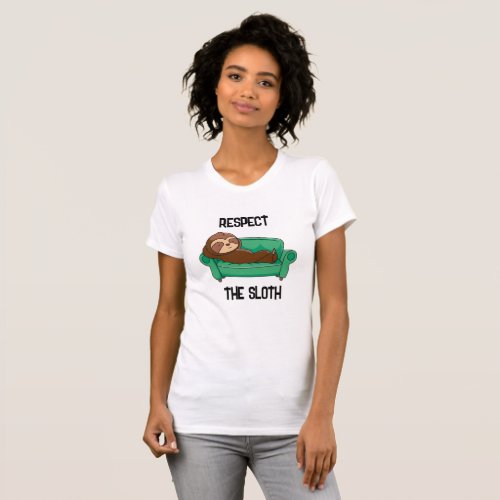 Funny Sloth Shirt Animal Humor T_Shirt
