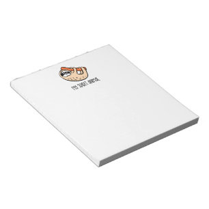 Funny sloth spirit animal notepad