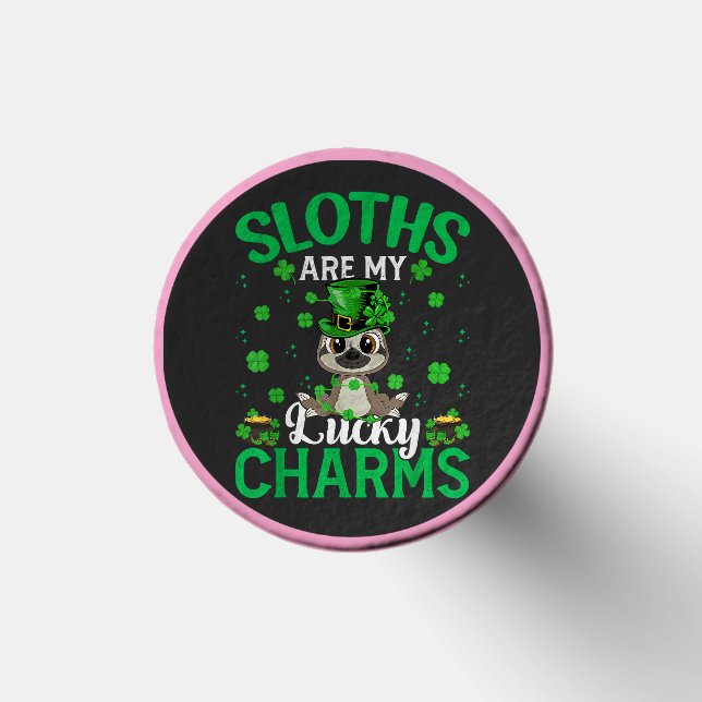 Funny Sloths Are My Lucky Charms Sloth St Patrick' Golf Tees (Top)