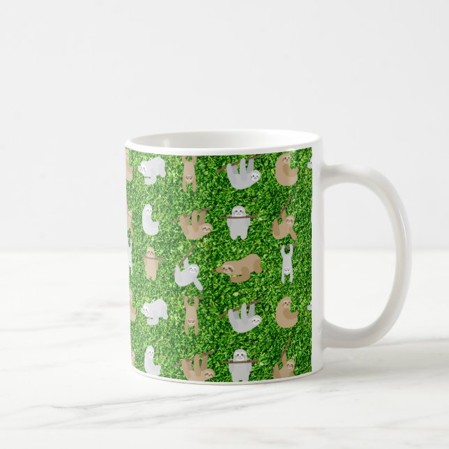 funny sloths coffee mug (Right)