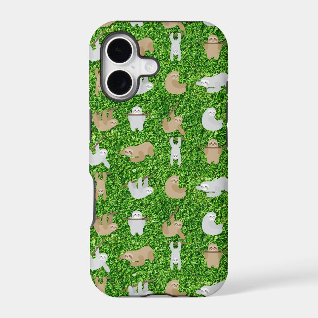 funny sloths iphone case (Back)