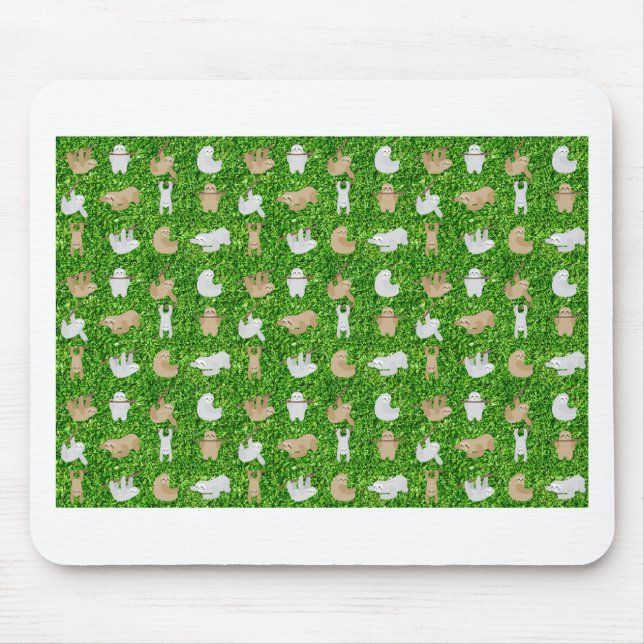 funny sloths mouse pad (Front)