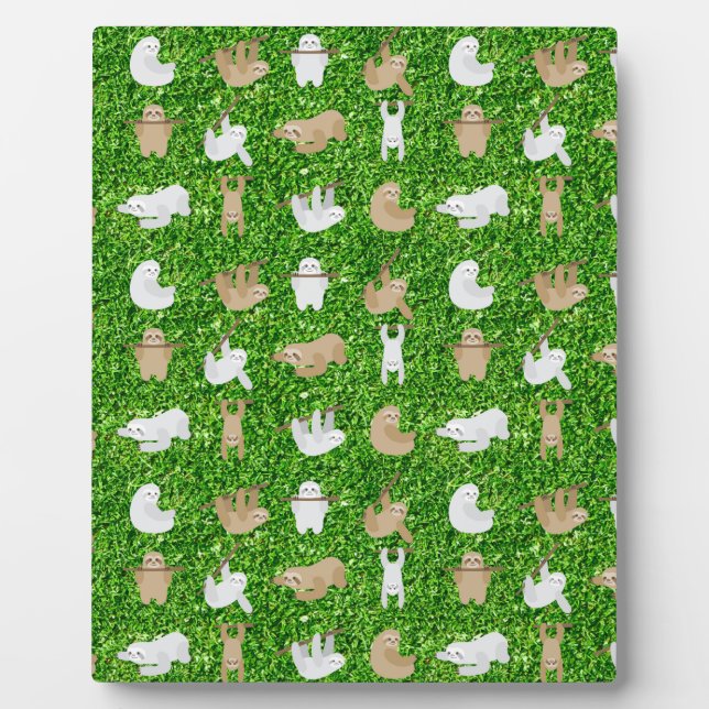 funny sloths plaque (Front)