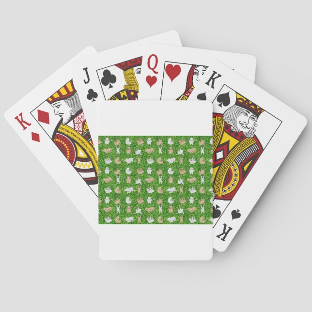 funny sloths poker cards (Back)