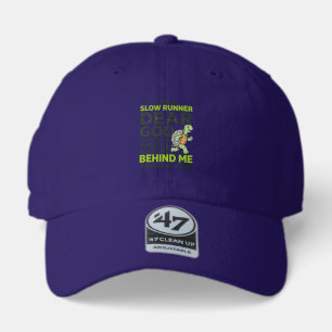 Funny Slow Runner Turtle Quote Vintage Engraving D 47 Brand Hat