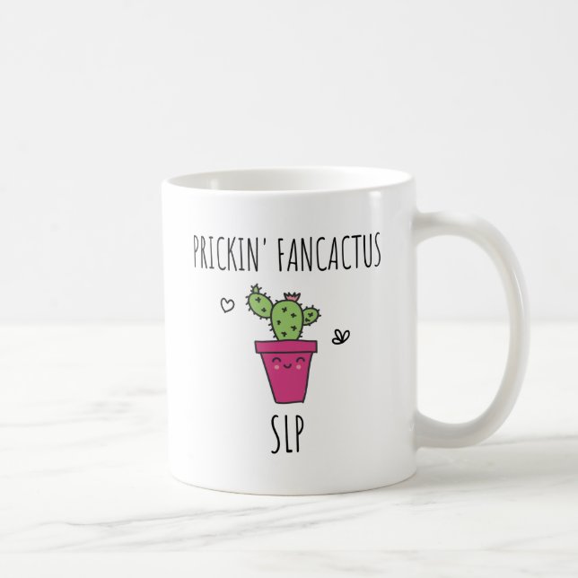 Funny SLP Speech Therapist Teacher Gift Coffee Mug (Right)