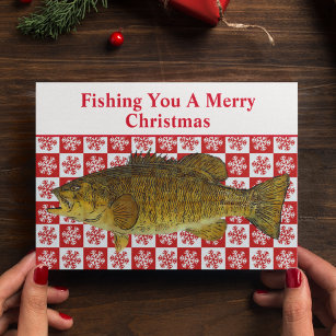 Bass Fishing Towel, Funny Fishing Gift, Christmas Fishing Gift