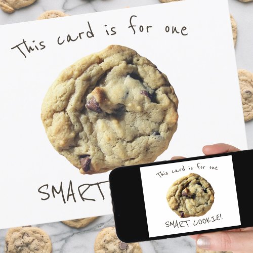 Funny Smart Cookie for Students from Teacher Card