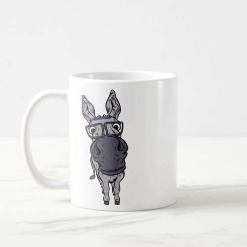 Funny Smart House Donkey Farm Horse Mule Pack Anim Coffee Mug