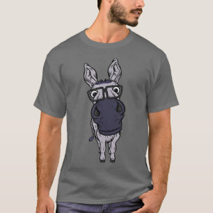 Funny Smart House Donkey Farm Horse Mule Pack Anim T-Shirt