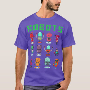 Funny Smart Robot Technology Kids Toddler Robots c T-Shirt