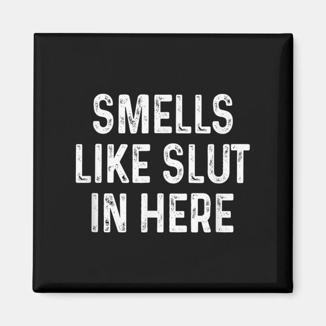 Funny Smells Like In Here Offensive Adult Humor  Magnet (Front)
