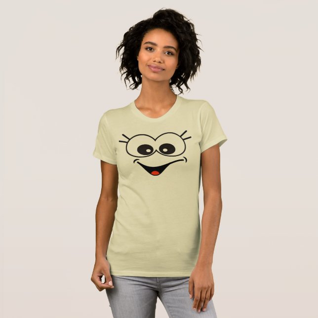 Funny Smile Face T-Shirt (Front Full)