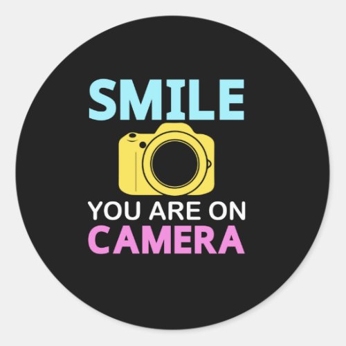 Funny Smile You Are Camera Sticker