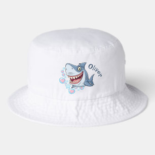 Funny Smiling Shark Bucket Hat