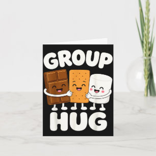 Funny s'mores marshmallow campfire  card